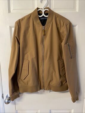 Everlane Uniform collection tan bomber spring jacket men’s size medium